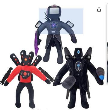 Hzomiol Plush, Titan Cameraman Upgrade Plush, TV Man Toy, Titan Speaker Man Plush, Gift for Game Fans… (TItanX3)